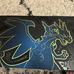 Charizard UPC Play Mat Coin Sleeves Box Plus Extra ETB Sleeves Pokemon - Image 5
