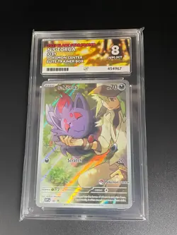 Pokemon Center Stamped Promo N's Zorua SVP 189 ACE 8 - Image 1