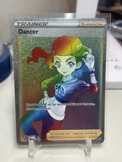 Dancer Trainer Rainbow Secret Rare 274/264 Pokemon 2021 Fusion Strike NM/M - Image 1