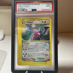 POKEMON |Iksbat |Skyridge| Deutsch|2003| PSA 9|147/144|Holo - Image 1