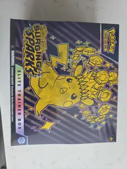 Pokemon TCG Scarlet & Violet Surging Sparks ETB Elite Trainer Box Sealed New - Image 1