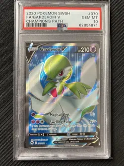 Pokemon TCG- Gardevoir V - 070/073 Champion's Path FULL ART - PSA 10 GEM MINT - Image 1