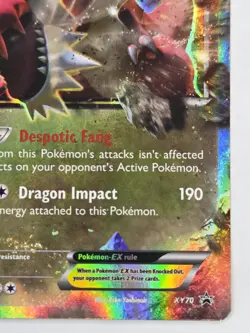 Pokemon Tyrantrum EX XY70 XY Black Star Promo Ultra Rare SEE PICS A - Image 5