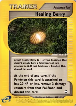 Healing Berry 125/147 - Aquapolis - Pokemon - NM - Image 1