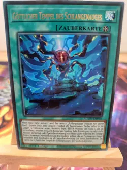 Gottlicher Tempel Des Schlangenauges AGOV-DE056 Ultra Rare Deutsch NM YUGIOH - Image 1