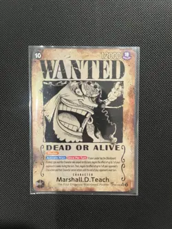 Marshall D. Teach SR OP09-093 WANTED SP PAR English ONE PIECE Card - Image 1