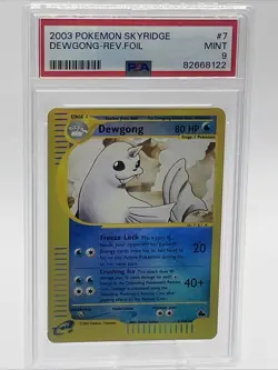 Mint - Dewgong 7/144 Reverse Holo Skyridge Pokemon Card - PSA 9 (LP) - Image 1