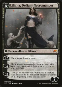 1x MP/HP Liliana, Heretical Healer Magic Origins MTG English Card - Image 2