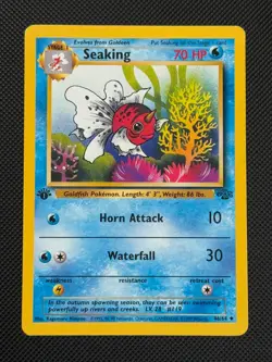 Seaking 46/64 1ST EDITION Pokemon Card WOTC Jungle Uncommon - Image 1