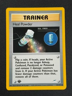 Heal Powder 104/105 1ST EDITION Pokemon Card WOTC Neo Destiny Common - Image 1