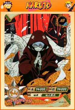 Kabuto Yakushi (Sage Mode) | NR-AR-040 | Card/Carte Naruto Kayou Collection - Image 1