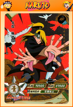Deidara | NR-AR-039 | Card/Carte Naruto Kayou Collection - Image 1