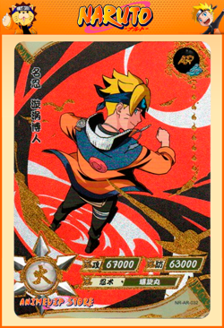 Boruto Uzumaki | NR-AR-032 | Card/Carte Naruto Kayou Collection - Image 1