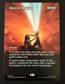 Force Of Negation (Borderless) - MTG Avatar: The Last Airbender - Foil - 0013 NM - Image 1