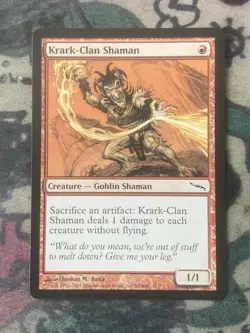 MTG Krark-Clan Shaman Mirrodin (98/306) Regular Common Magic The Gathering - Image 1