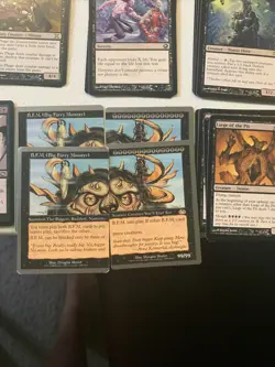 MTG ?B.F.M. (BIG FURRY MONSTER) SET ?Unglued Both Cards MINT RARE 1998 MTG NP - Image 3