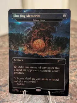 Shu Jing Meteorite (Fellwar Stone) MTG Avatar The Last Airbender Secret Lair - Image 1