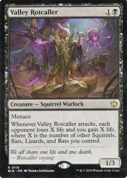 Valley Rotcaller Very Light Play, English Magic the Gathering MTG BLB Card - Image 1