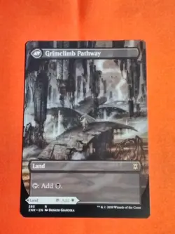 Brightclimb Pathway / Grimclimb Pathway (Borderless) Zendikar Rising MTG Mint+ - Image 2