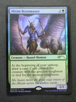 Abzan Beastmaster Promo Foil - Mtg Magic Cards #YT - Image 1