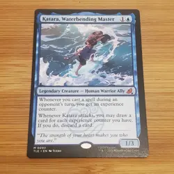 1x Katara, Waterbending Master, Avatar Last Airbender Eternal MTG Off Center NM - Image 1
