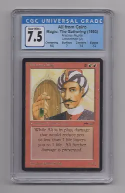 MTG: Magic Arabian Nights - Ali from Cairo (CGC Graded 7.5) - Cert# 3810427004 - Image 3