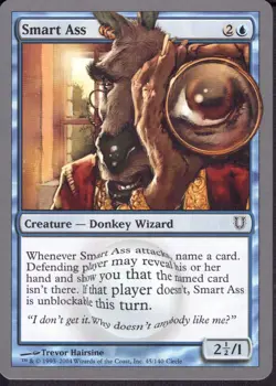 Smart Ass - Unhinged - MTG Magic - LP - Image 1