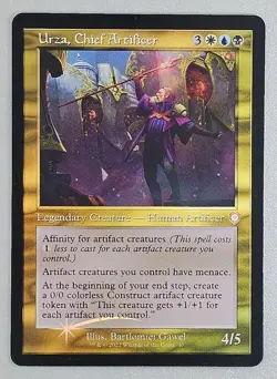 Urza, Chief Artificer (Retro Frame) #2 (Foil) (LP) Brothers' War BRC Magic MTG - Image 1