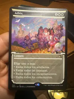 Spanish Showcase Farewell ?Adios? Kamigawa Neon Dynasty • NM- • Mtg (1116) - Image 1