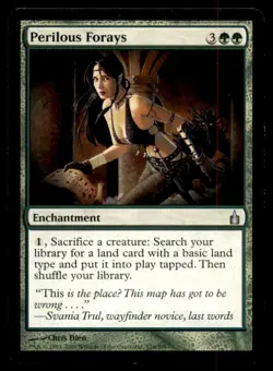 MTG Perilous Forays LP Light Play Ravnica: City of Guilds [1633] - Image 1