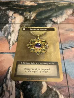 Sorcery Contested Realm Arthurian Legends Amulet of Niniane - Unique *non-foil* - Image 1