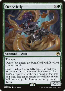 Ochre Jelly (196) Adventures in the Forgotten Realms AFR MTG Magic - Image 1