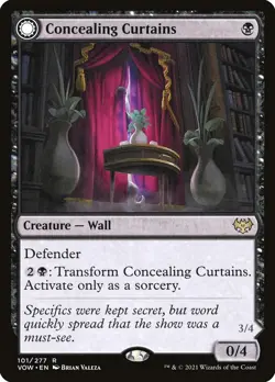 Concealing Curtains // Revealing Eye (101) Innistrad: Crimson Vow VOW MTG Magic - Image 1