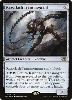 Razorlash Transmogrant (122) The Brothers' War BRO MTG Magic - Image 1