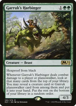 Garruk's Harbinger (185) Core Set 2021 M21 MTG Magic - Image 1