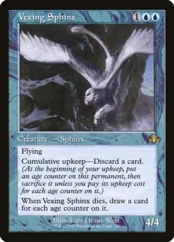 Vexing Sphinx Foil (297) Retro Frame Dominaria Remastered DMR MTG Magic - Image 1