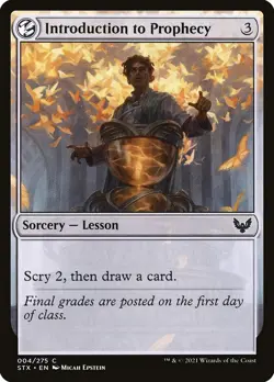 Introduction to Prophecy Foil (004) Strixhaven: School of Mages STX MTG Magic - Image 1