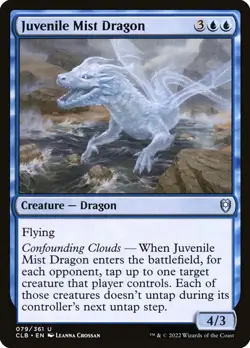 Juvenile Mist Dragon Foil (079) Battle for Baldur's Gate CLB MTG Magic - Image 1