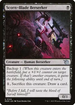 Scorn-Blade Berserker Foil (124) March of the Machine MOM MTG Magic - Image 1
