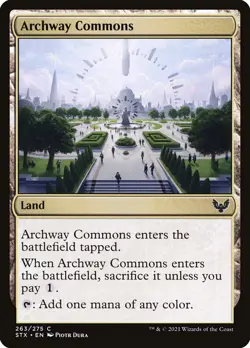Archway Commons Foil (263) Strixhaven: School of Mages STX MTG Magic - Image 1