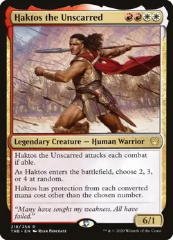 Haktos the Unscarred Foil (218) Theros Beyond Death THB MTG Magic - Image 1