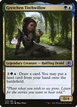 Gretchen Titchwillow Foil (223) Adventures in the Forgotten Realms AFR MTG Magic - Image 1
