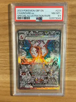 2023 Pokemon Scarlet and Violet Obsidian Flames SIR Charizard PSA 8.5 - Image 1