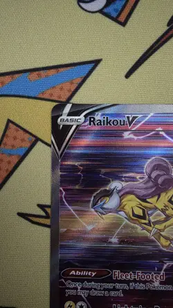 Pokemon TCG Crown Zenith Raikou V GG41/GG70 LP Lighty Played - Image 2