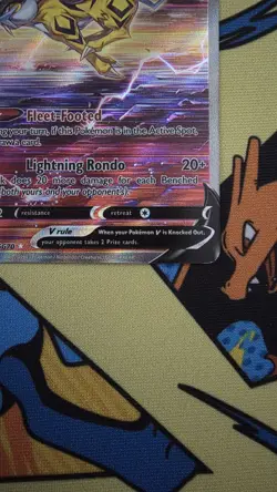 Pokemon TCG Crown Zenith Raikou V GG41/GG70 LP Lighty Played - Image 4