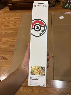 Berry Sleepy Pikachu & Eevee Playmat 2025 Pokemon Center Exclusive - TCG Pokemon - Image 2