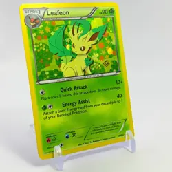 Pokemon Leafeon BW87 2013 Black & White Black Star Promo - Image 2