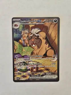 Arven's Mabosstiff EX 235/182 - SIR - Pokemon Destined Rivals - Near Mint NM - Image 1