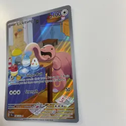 Pokemon TCG Lickitung 180/162 Temporal Forces- Illustration Rare- Pack Fresh- NM - Image 2