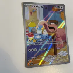 Pokemon TCG Lickitung 180/162 Temporal Forces- Illustration Rare- Pack Fresh- NM - Image 3
